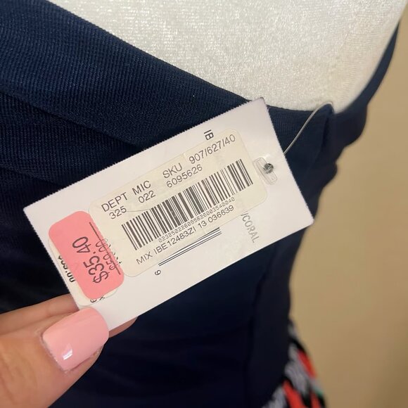 NWT Midnight Doll Juniors Size 13‎ Maxi Long Empire Cut Mulitcolor Chevron - Picture 4 of 8